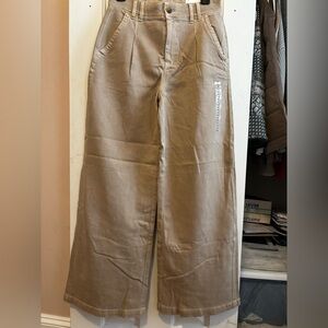 American Eagle Outfitters Women's Wide Leg Pants - Tan